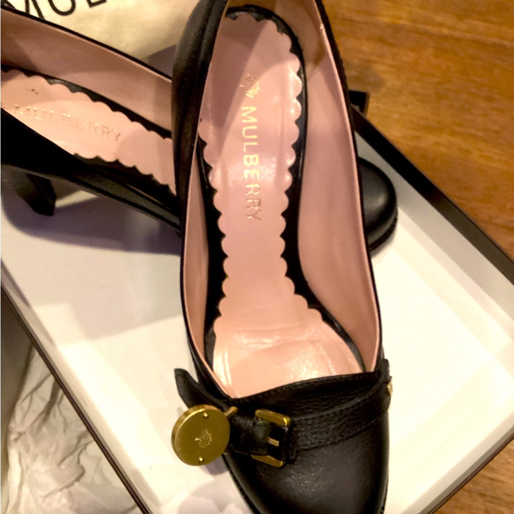 Mulberry Baywater women black pump